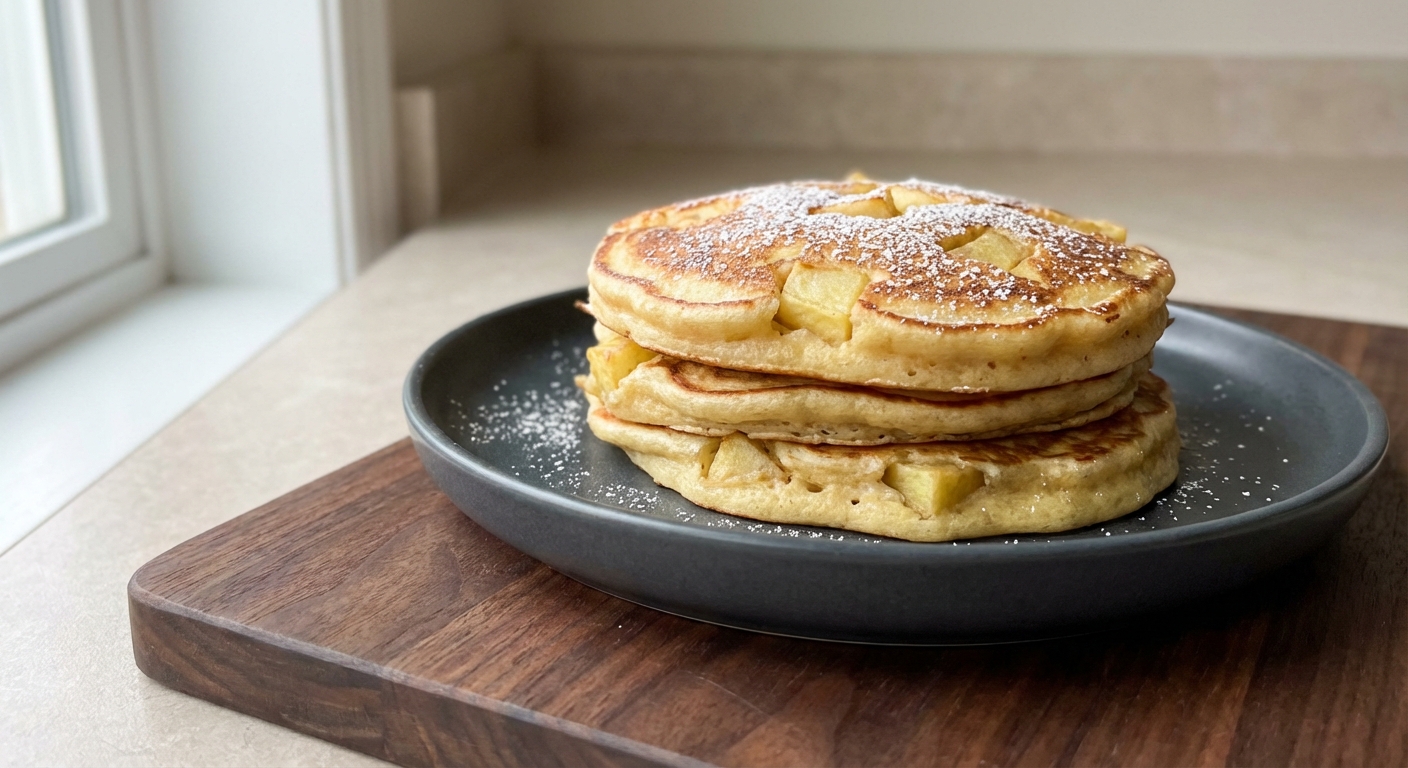 Fluffy Apple Pancakes | Untrained Chef