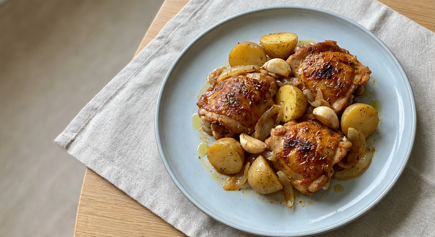 One-Pot Chicken and Potato Casserole | Untrained Chef