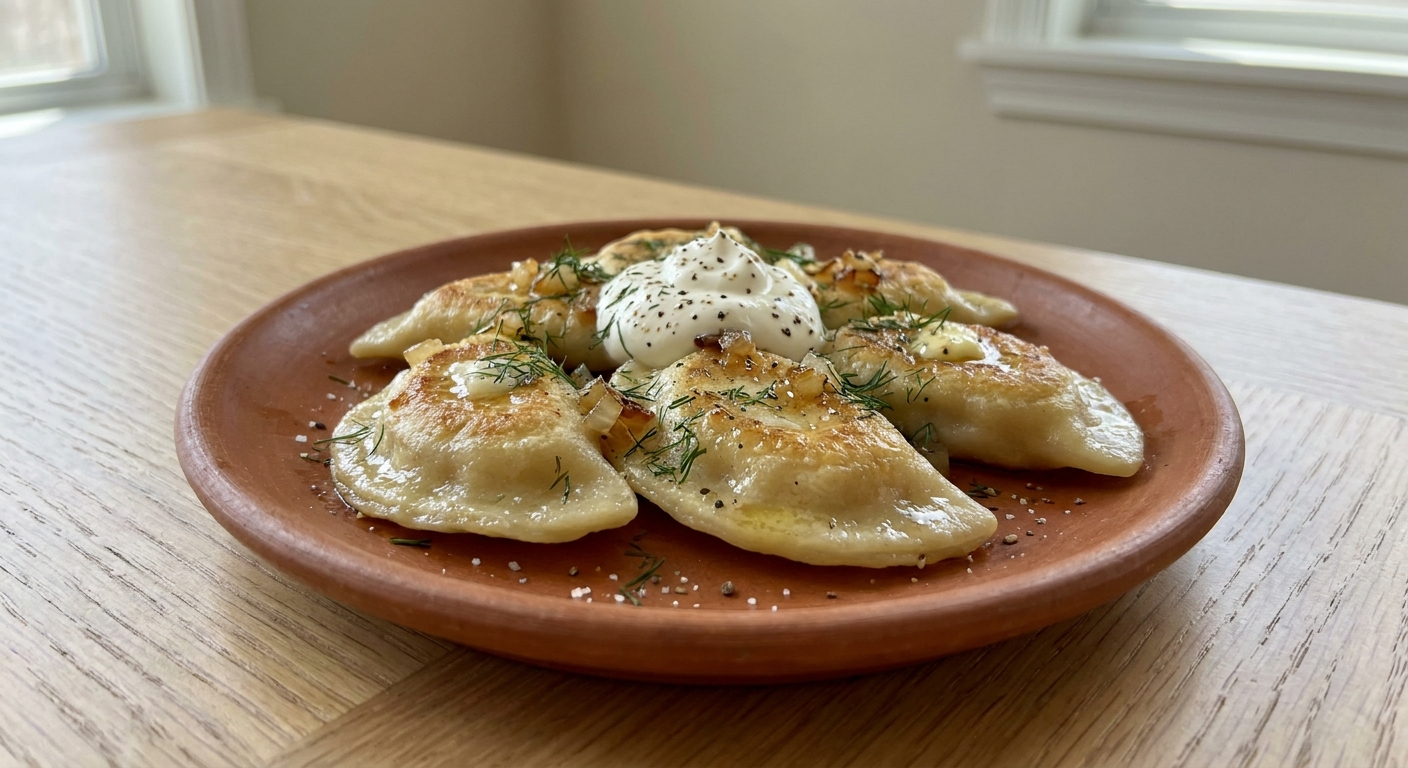 Pierogi med potet og ost | Untrained Chef