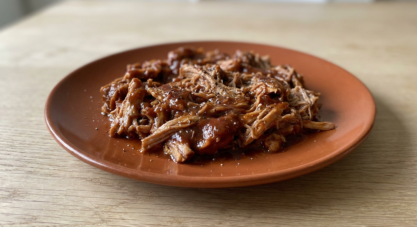 BBQ Pulled Pork i Slow Cooker | Untrained Chef