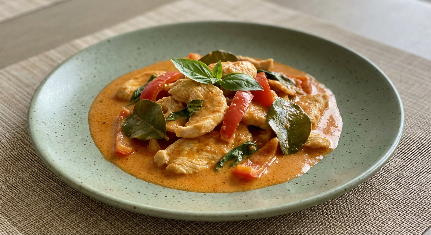 Thai Panang Chicken Curry | Untrained Chef