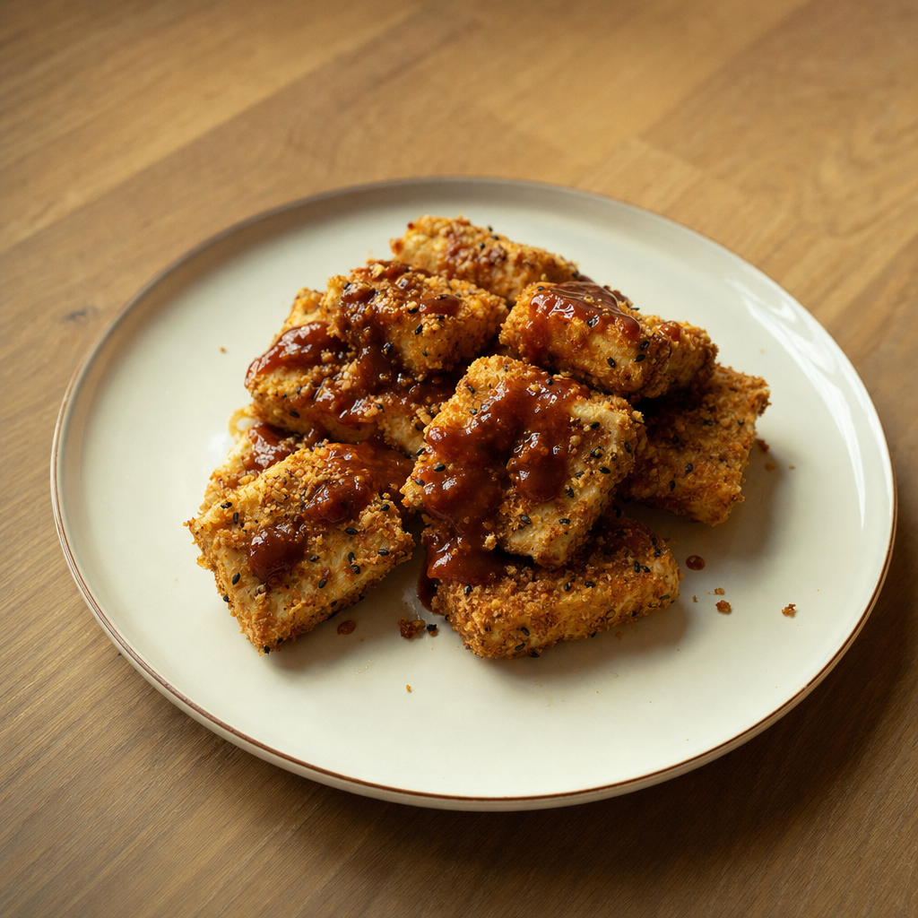 Tofu nuggets med tonkatsusaus | Untrained Chef