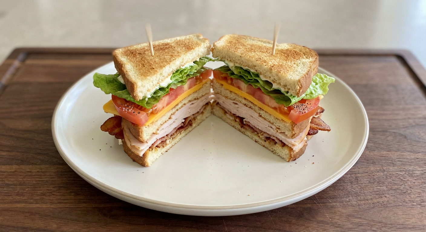 Triple-Decker Club Sandwich | Untrained Chef